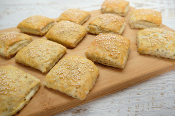 Homemade small bread like snacks