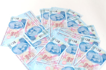 Turkish 100 banknotes - 277239635
