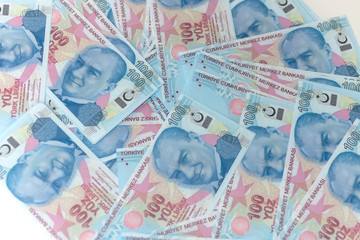 Turkish 100 banknotes - 277239653