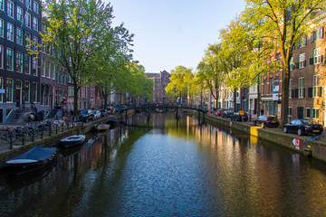 Obraz premium Amsterdam Canal