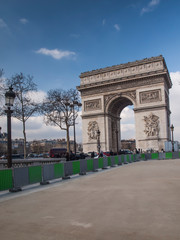 Fototapeta na wymiar Arc de Triomphe in the capital of France Paris