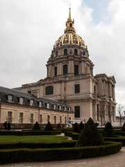 Fototapeta na wymiar The Church of the Invalids in Paris, France