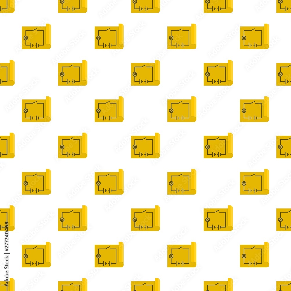 Poster circuit pattern seamless vector repeat for any web design
