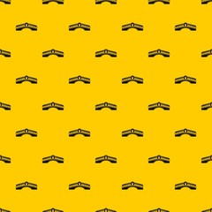 Venice bridge pattern seamless vector repeat geometric yellow for any design