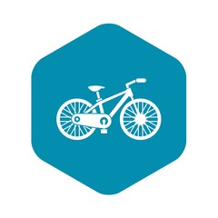 Bicycle icon. Simple illustration of bicycle vector icon for web design
