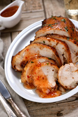 Baked turkey breast