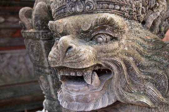 Balinese Anoman stone statue