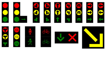 Sygnały świetlne dla kierujących i pieszych