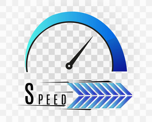 Internet speed. logo speed symbol.