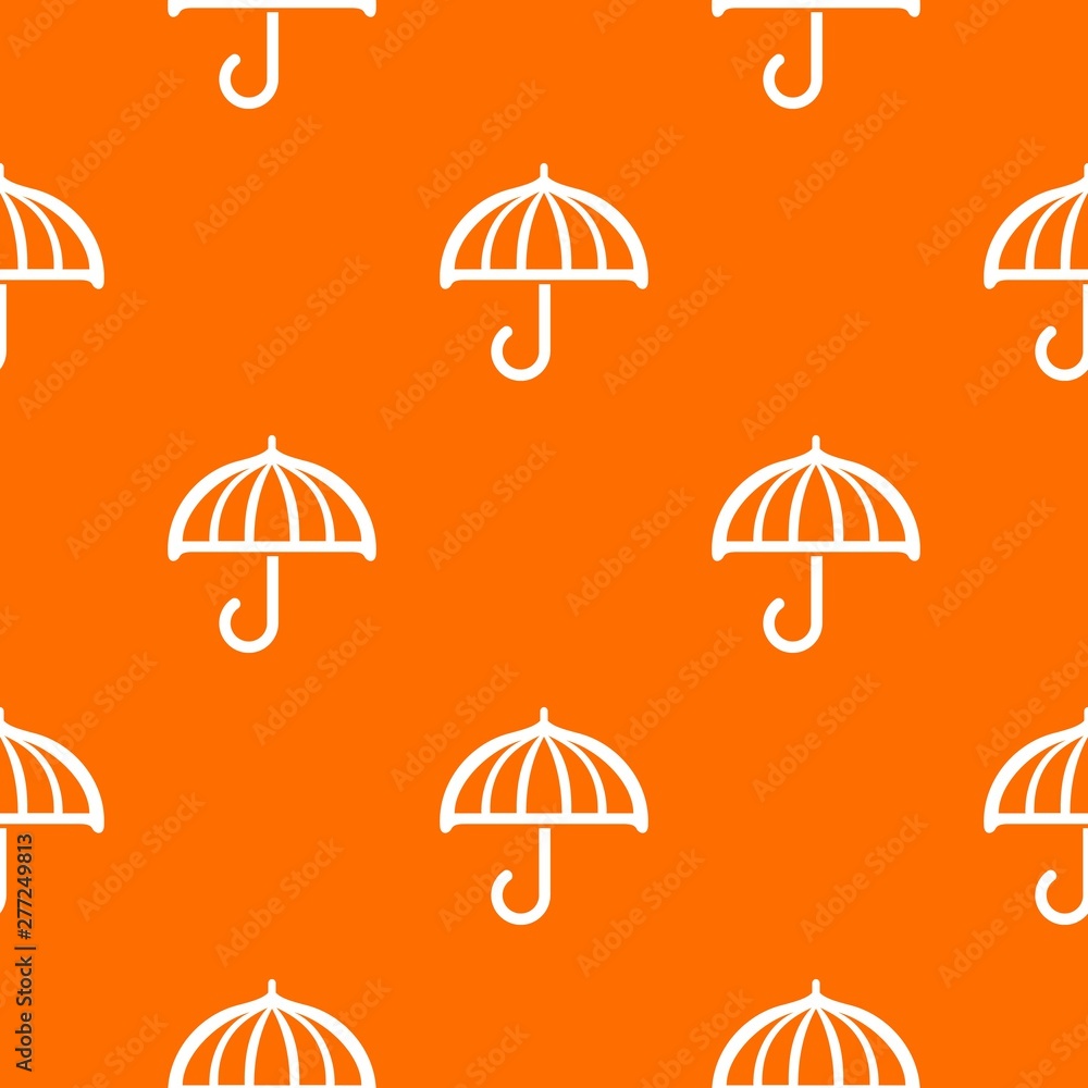 Poster drawing umbrella pattern vector orange for any web design best