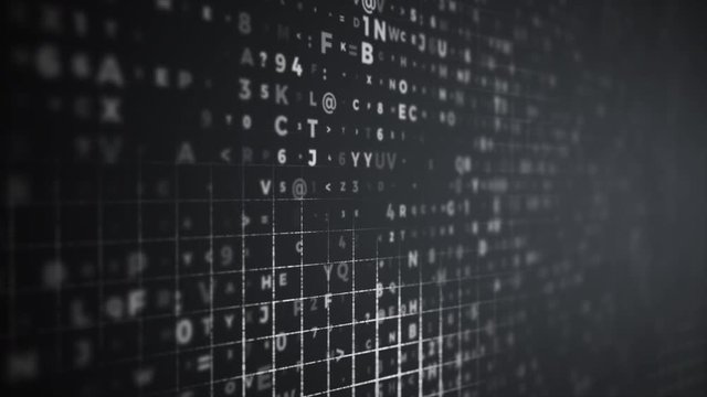Abstract technology Crypto Grid Color Grade