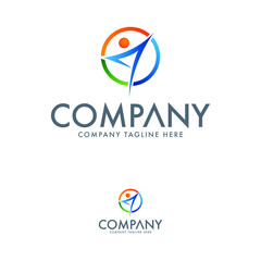 Creative Human and Sport Logo Design