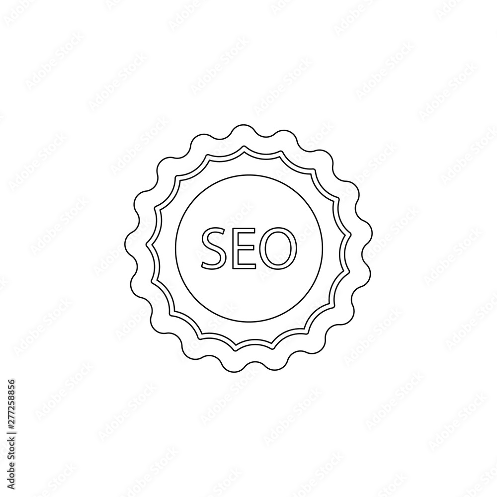 Poster seo colored icon. element of programming for mobile concept and web apps icon. outline, thin line ic
