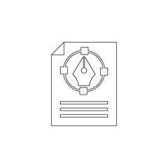 Illustrative description colored icon. Element of programming for mobile concept and web apps icon. Outline, thin line icon for website design and development, app development