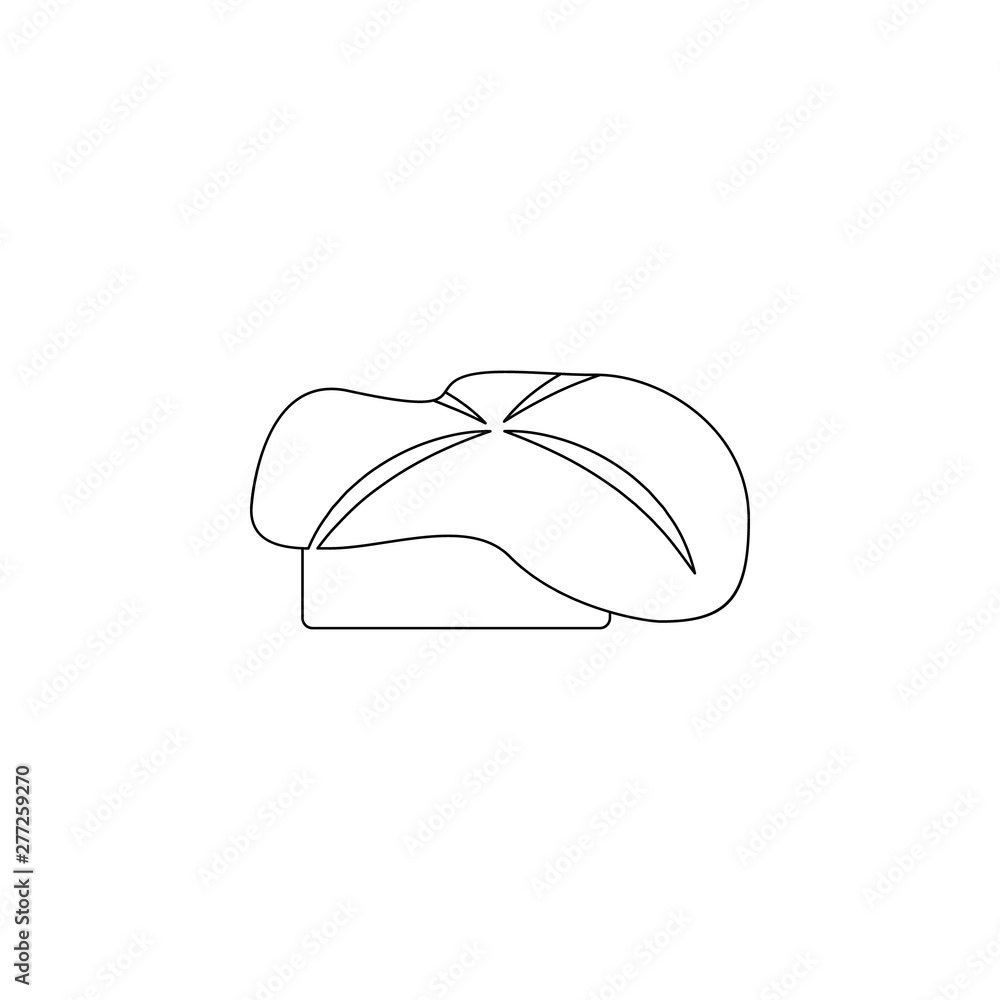 Poster chef hat icon. element of resturant for mobile concept and web apps icon. outline, thin line icon fo