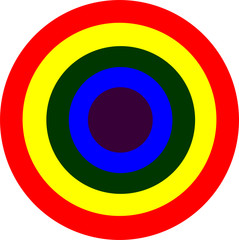 Gay Pride Bullseye