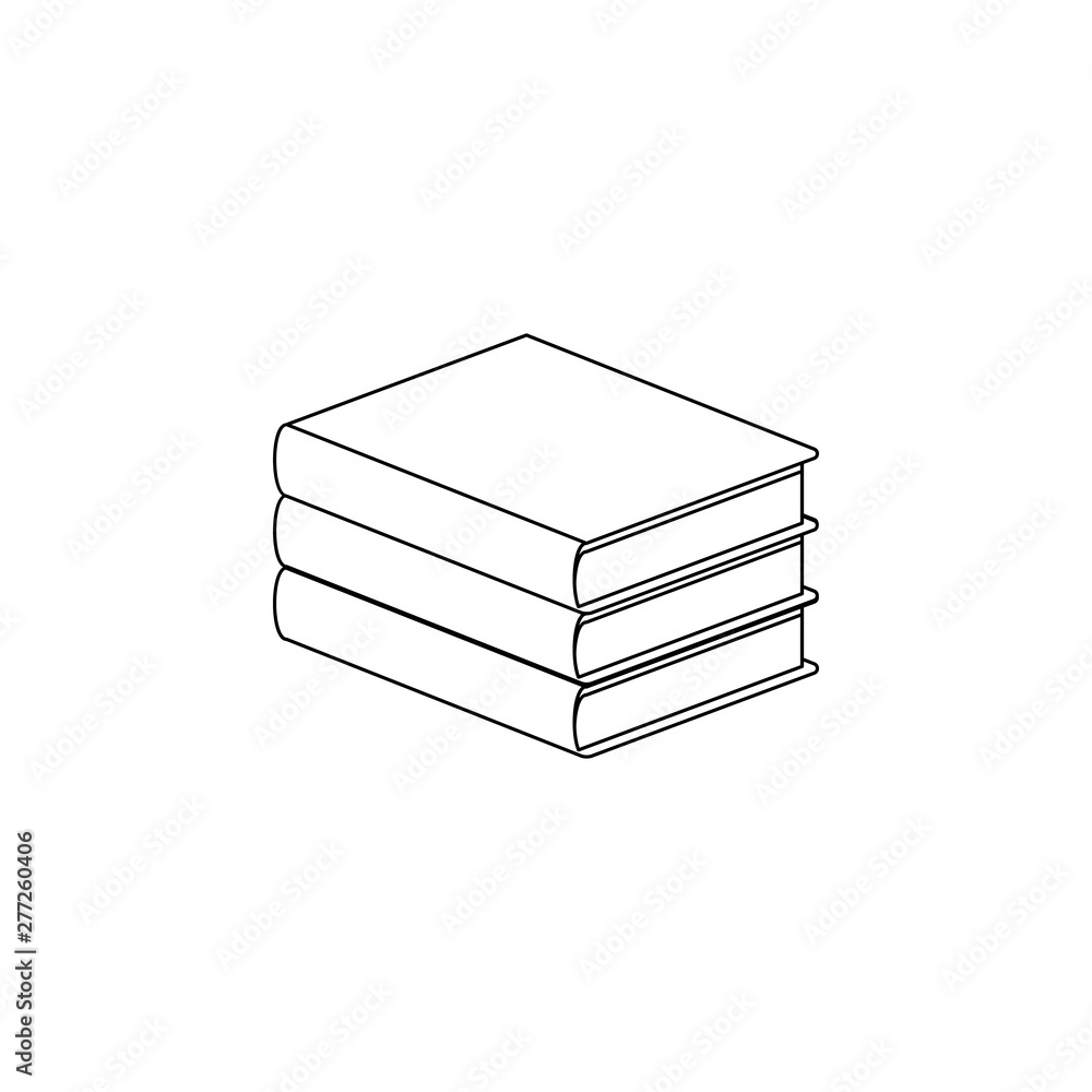 Poster books icon. element of book for mobile concept and web apps icon. outline, thin line icon for websit
