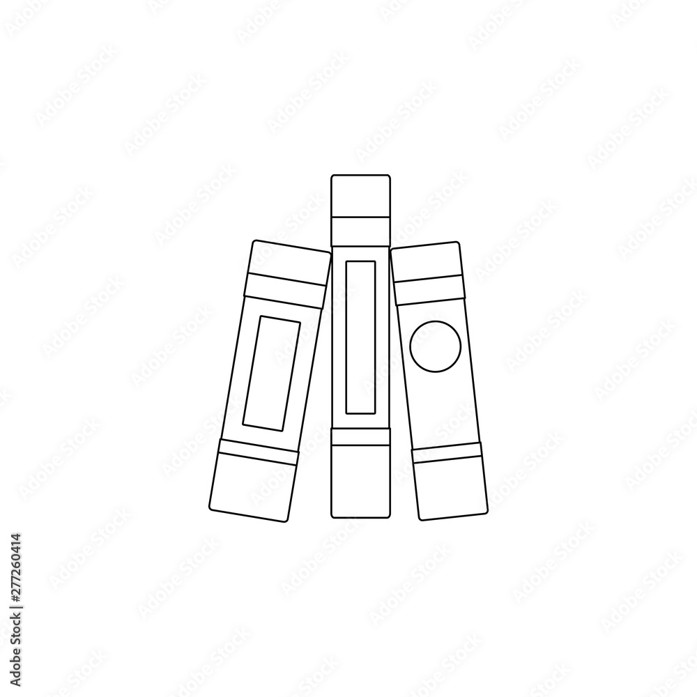 Poster books icon. element of book for mobile concept and web apps icon. outline, thin line icon for websit