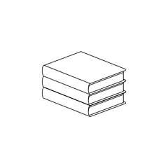 Books icon. Element of book for mobile concept and web apps icon. Outline, thin line icon for website design and development, app development