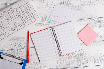 Wood desk office appliance computer equipaments chart numbers paper slot