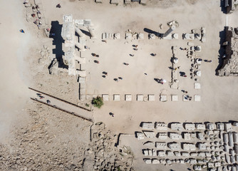 Apollo temple ruins in Side -Turkey