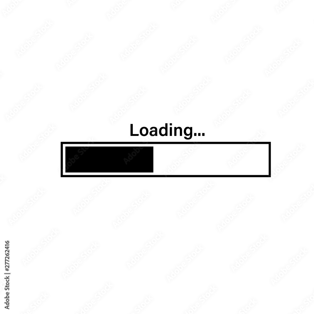 Poster loading icon template. update or loading symbol for web or application.