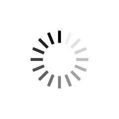 Loading icon template. Update or loading symbol for web or application.