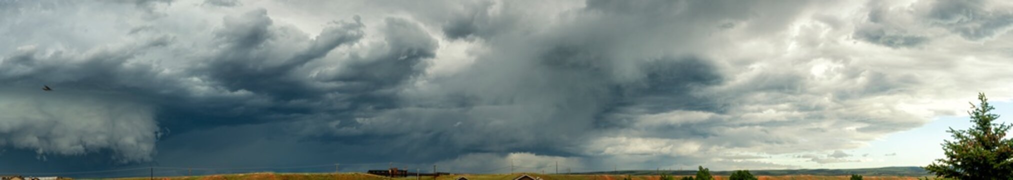 Tornadic hail storm in Laramie Valley; Wyoming © Tom