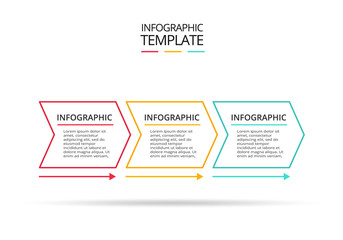 Creative concept for infographic with 3 steps, options, parts or processes. Business data visualization. Vector business template for timeline presentation.