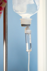 Saline drip support