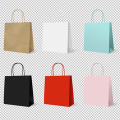Gift Paper Colorful Bags Set