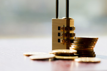 Password lock and wealth, financial security