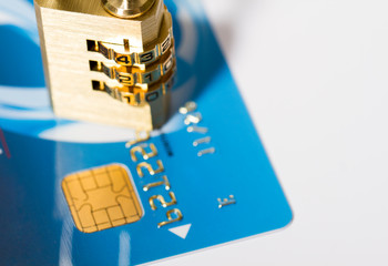 Password lock and bank card, secure funds