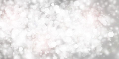 white blur abstract background. bokeh christmas blurred beautiful shiny Christmas lights