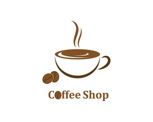 Coffee Beans Logo Template vector icon