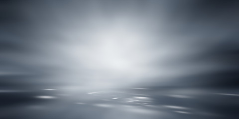 perspective floor backdrop black room studio with gray gradient spotlight backdrop background for display your product or artwork 