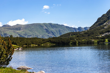 Amazing view of The Stinky Lake (Smradlivoto Lake), Rila mountain, Bulgaria
