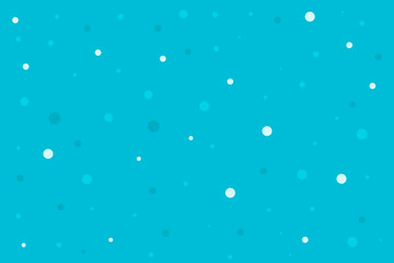 Abstract seamless blue pattern with circle multi colored dots. Vector illustration