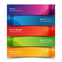 Fototapeta premium Vector Abstract design banner web template