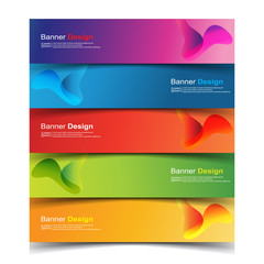 Vector Abstract design banner web template
