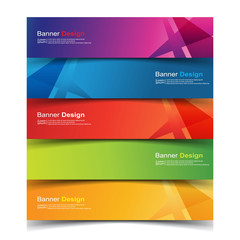 Fototapeta premium Vector Abstract design banner web template