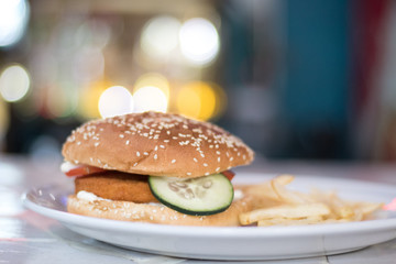 Hamburguesa de pollo 