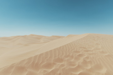 sand dunes with blue sky