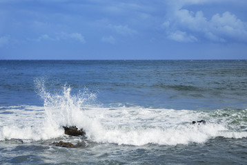 海　波　しぶき　素材
