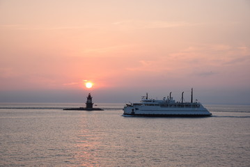 Fototapeta premium Lighthouse at Sunset