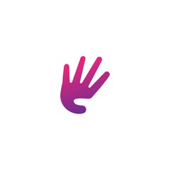 Fototapeta na wymiar Hand care logo and symbols template icons