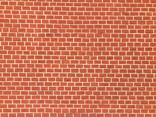 Background, red brick wall texture