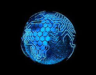 Circuit board and technology earth, tennis network data communication