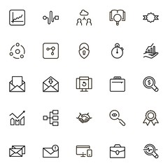 Line icon set