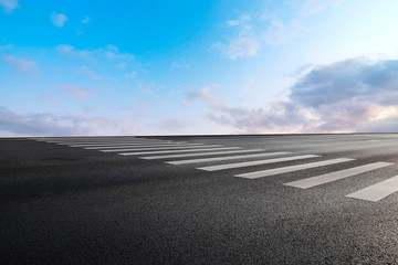 Road and Sky Landscape..